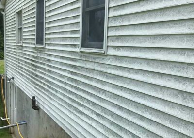 Home Siding Power Washing Before